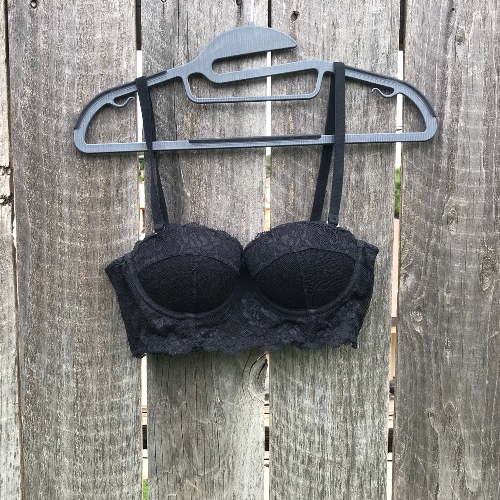 Black Lace H&M Bustier/Bralette
